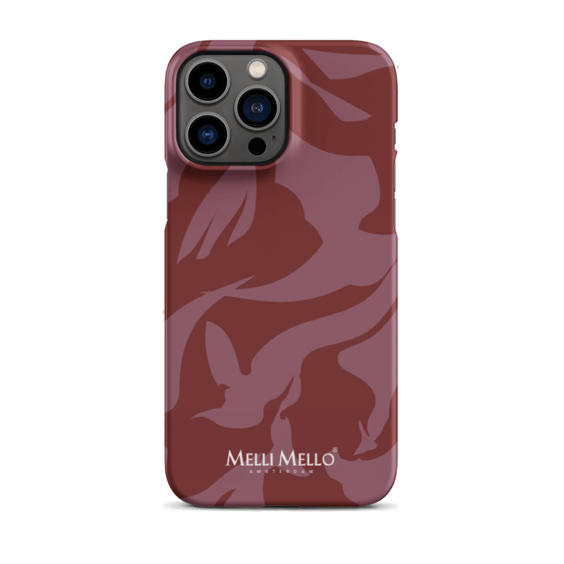Melli Mello Telefoonhoesje Crimson Wave (Hard Case)