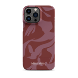 Melli Mello Telefoonhoesje Crimson Wave (Hard Case)
