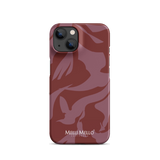 Melli Mello Telefoonhoesje Crimson Wave (Hard Case)