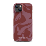 Melli Mello Telefoonhoesje Crimson Wave (Hard Case)