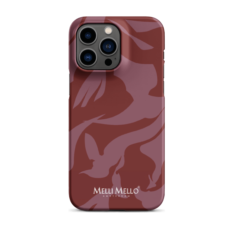 Melli Mello Telefoonhoesje Crimson Wave (Hard Case)