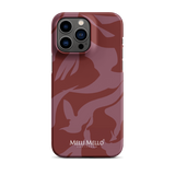 Melli Mello Telefoonhoesje Crimson Wave (Hard Case)