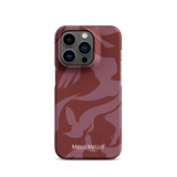 Melli Mello Telefoonhoesje Crimson Wave (Hard Case)