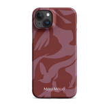 Melli Mello Telefoonhoesje Crimson Wave (Hard Case)