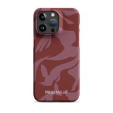 Melli Mello Telefoonhoesje Crimson Wave (Hard Case)