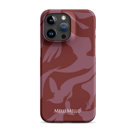 Melli Mello Telefoonhoesje Crimson Wave (Hard Case)