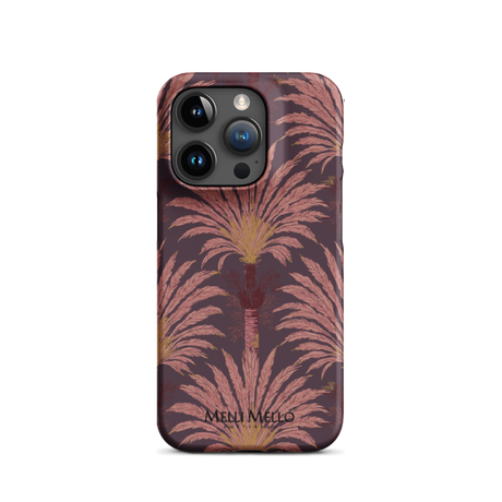 Melli Mello Telefoonhoesje Crimson Palm (Hard Case)