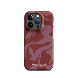 Melli Mello Telefoonhoesje Crimson Wave (Hard Case)