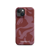 Melli Mello Telefoonhoesje Crimson Wave (Hard Case)
