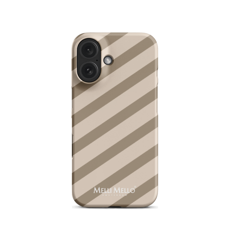 Melli Mello Telefoonhoesje Sand Stripe (Hard Case)