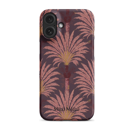 Melli Mello Telefoonhoesje Crimson Palm (Hard Case)