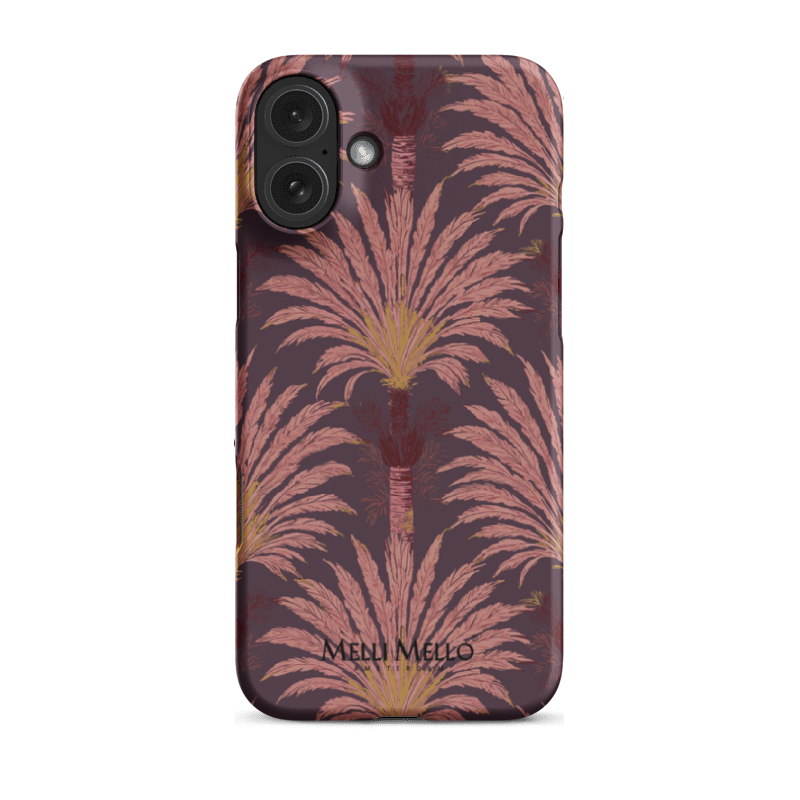 Melli Mello Telefoonhoesje Crimson Palm (Hard case)