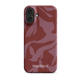 Melli Mello Telefoonhoesje Crimson Wave (Hard Case)