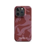 Melli Mello Telefoonhoesje Crimson Wave (Hard Case)
