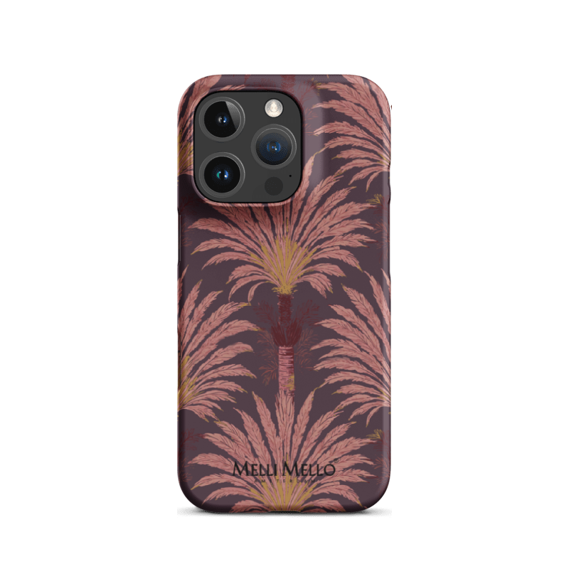 Melli Mello Telefoonhoesje Crimson Palm (Hard Case)