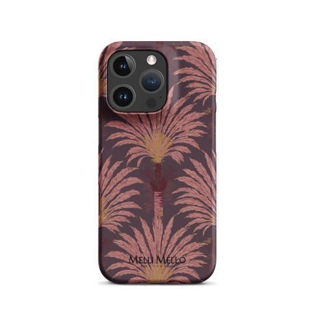 Melli Mello Telefoonhoesje Crimson Palm (Hard Case)