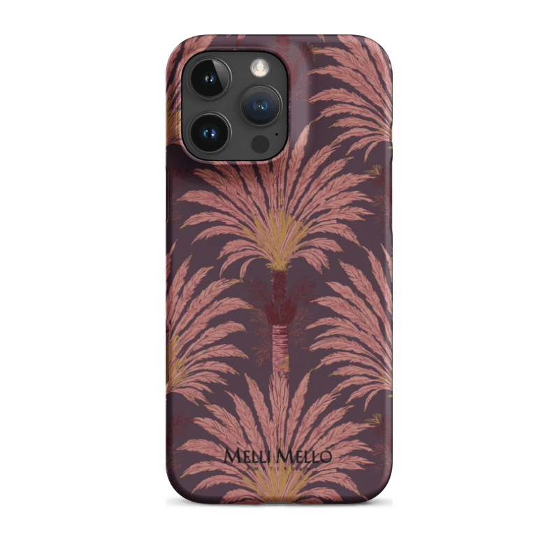 Melli Mello Telefoonhoesje Crimson Palm (Hard Case)