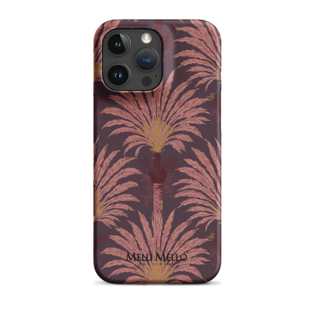 Melli Mello Telefoonhoesje Crimson Palm (Hard Case)