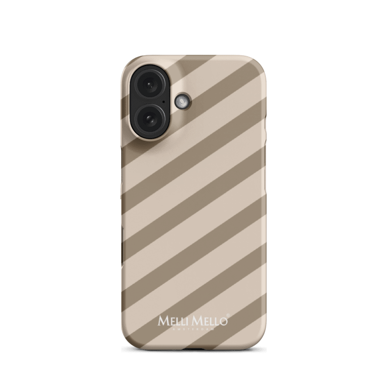 Melli Mello Telefoonhoesje Sand Stripe (Hard case)