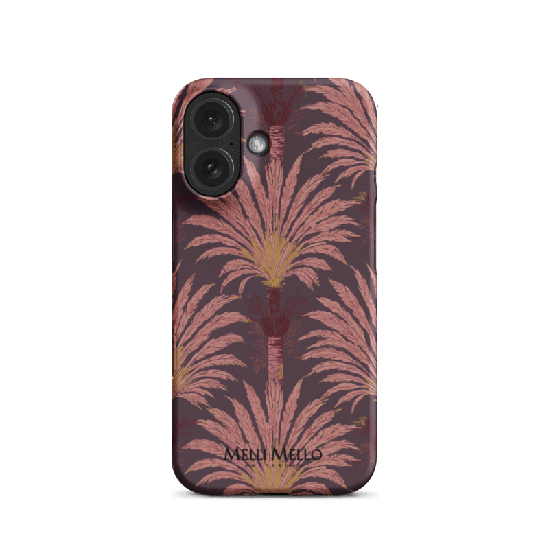 Melli Mello Telefoonhoesje Crimson Palm (Hard Case)