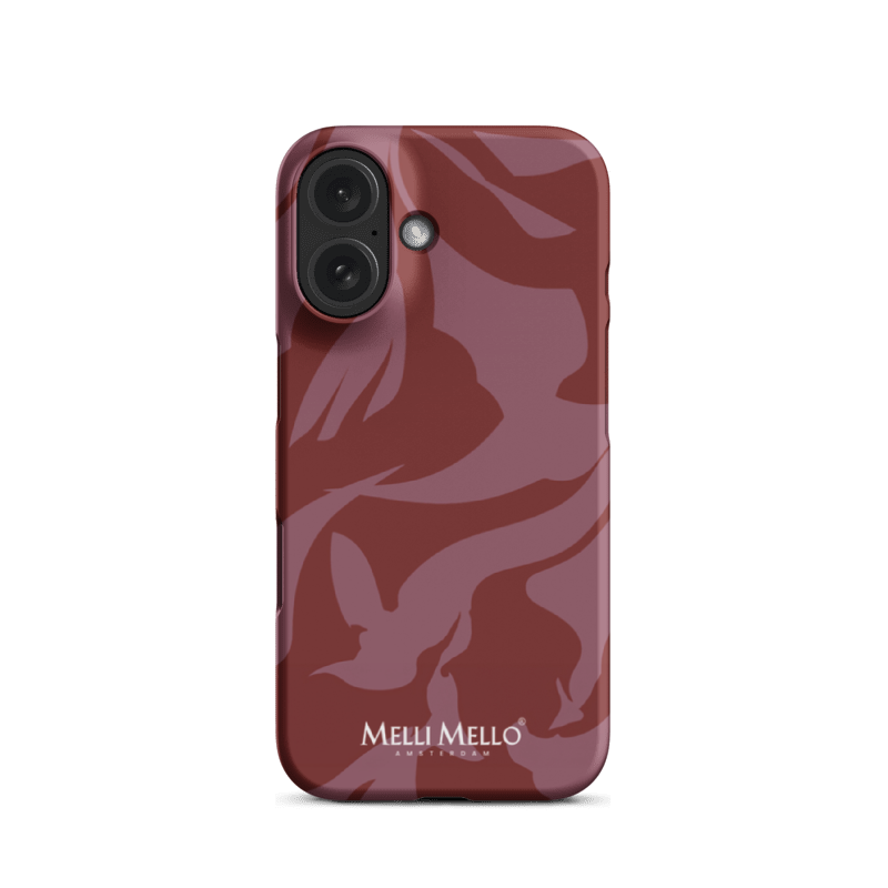Melli Mello Telefoonhoesje Crimson Wave (Hard Case)