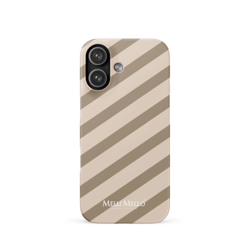 Melli Mello Telefoonhoesje Sand Stripe (Hard case)