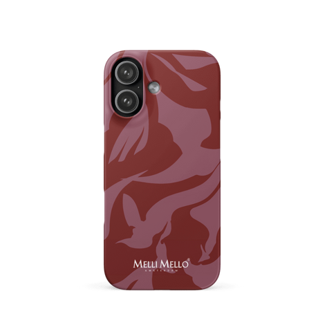 Melli Mello Telefoonhoesje Crimson Wave (Hard Case)