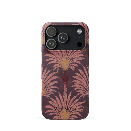 Melli Mello Telefoonhoesje Crimson Palm (Hard Case)