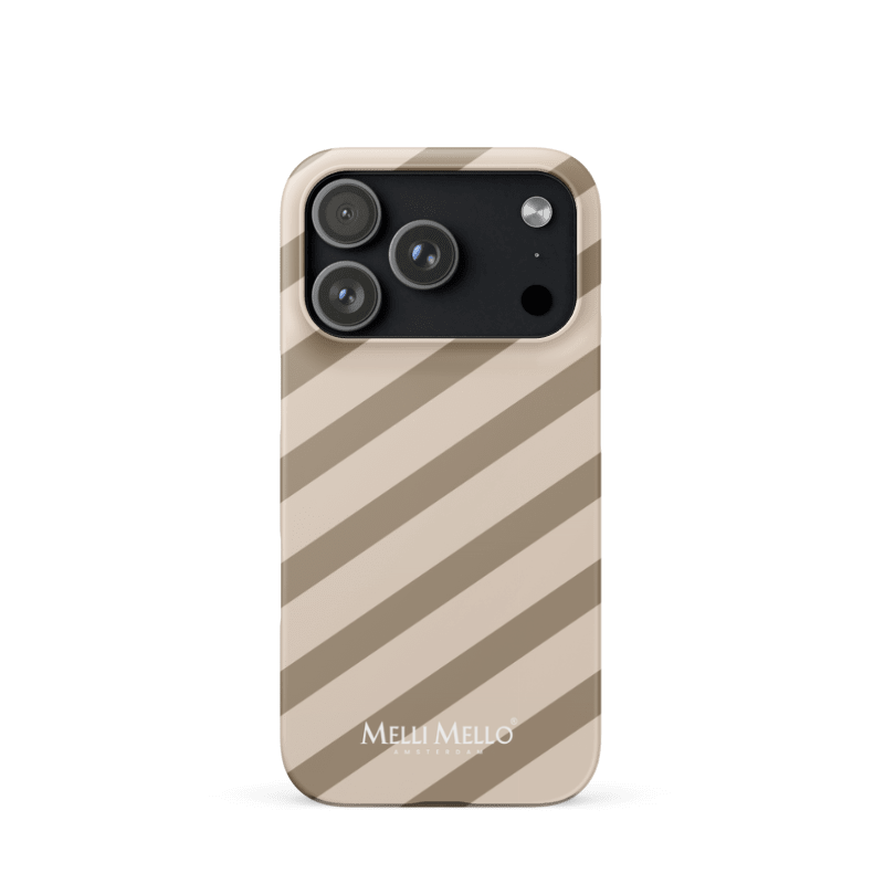 Melli Mello Telefoonhoesje Sand Stripe (Hard case)