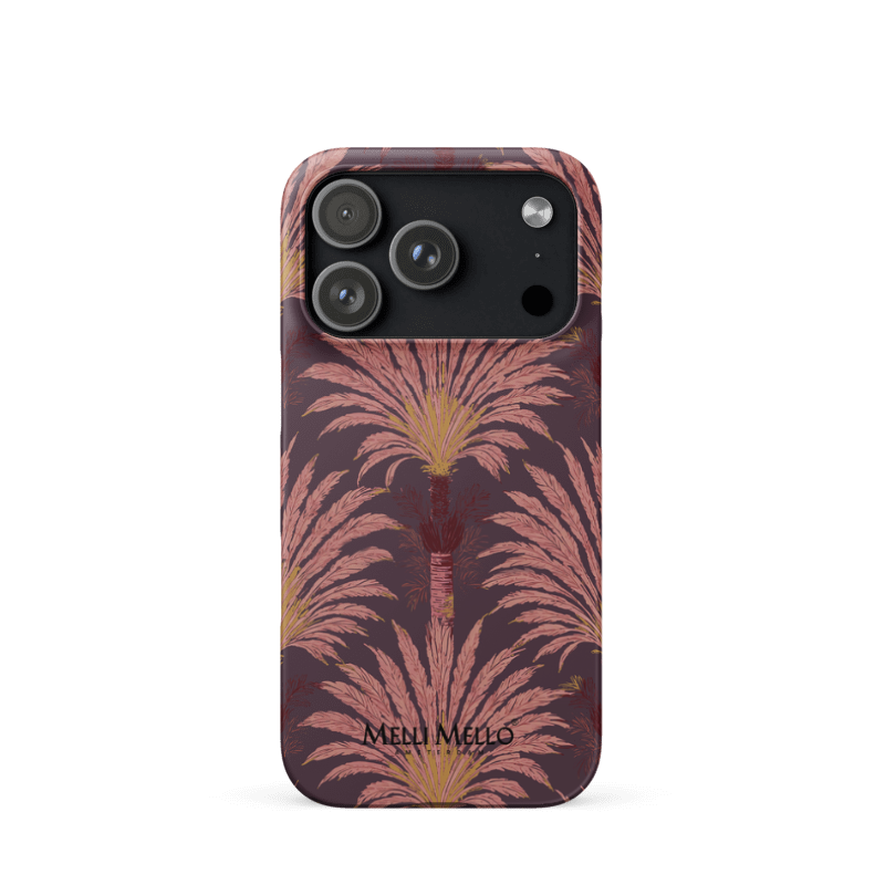 Melli Mello Telefoonhoesje Crimson Palm (Hard case)