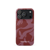 Melli Mello Telefoonhoesje Crimson Wave (Hard Case)
