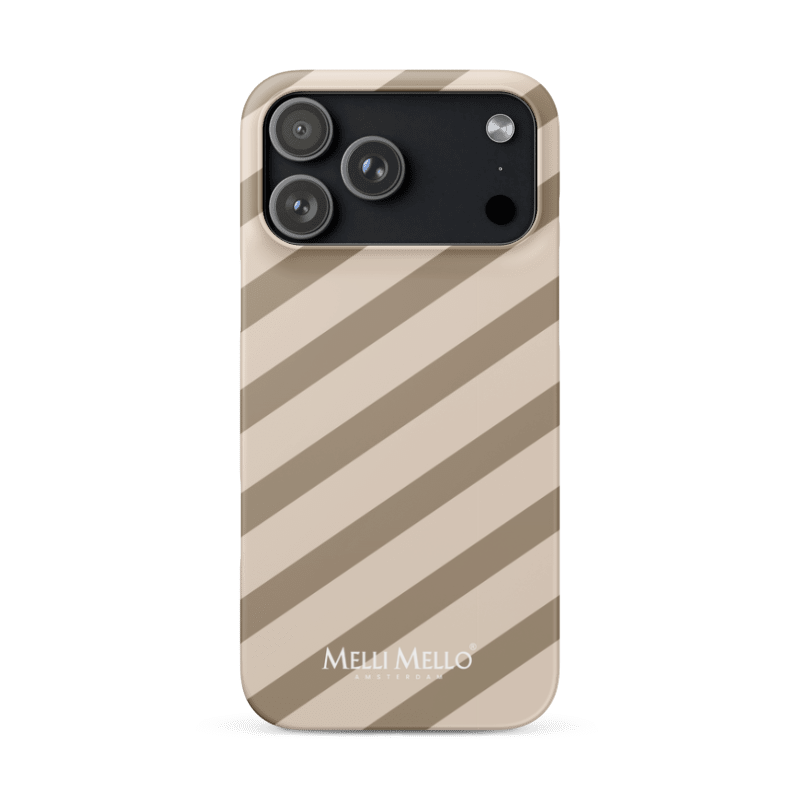 Melli Mello Telefoonhoesje Sand Stripe (Hard case)