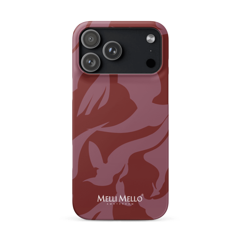 Melli Mello Telefoonhoesje Crimson Wave (Hard Case)