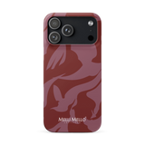 Melli Mello Telefoonhoesje Crimson Wave (Hard Case)