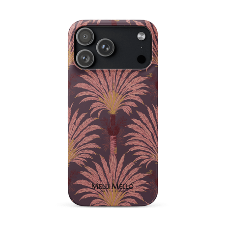Melli Mello Telefoonhoesje Crimson Palm (Hard Case)