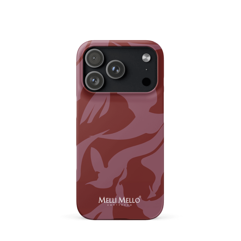 Melli Mello Telefoonhoesje Crimson Wave (Hard case)
