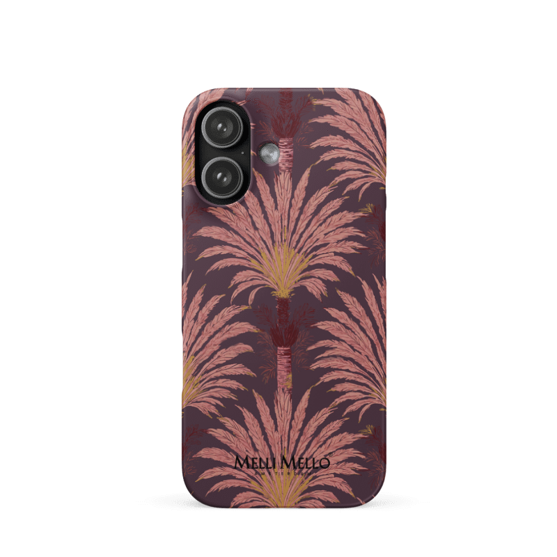 Melli Mello Telefoonhoesje Crimson Palm (Hard case)