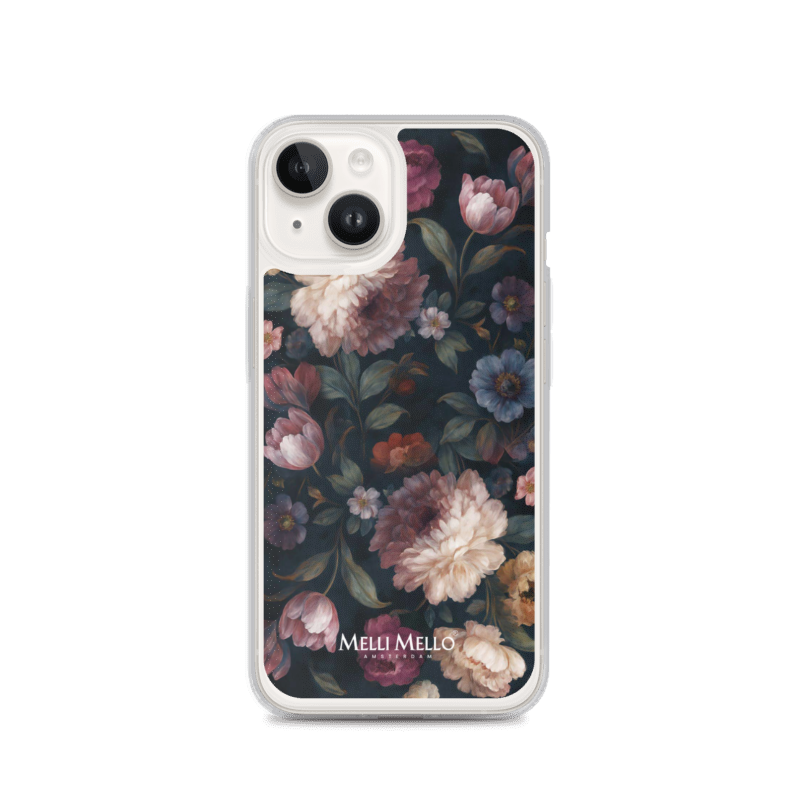 Melli Mello Telefoonhoesje Noir Bloom (Soft case)