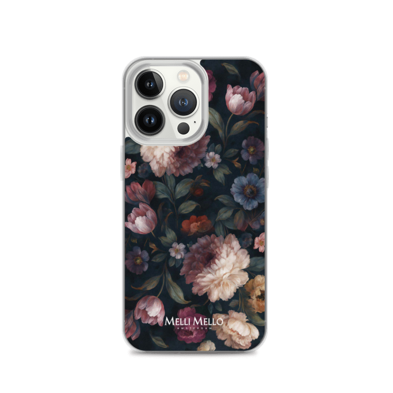 Melli Mello Telefoonhoesje Noir Bloom (Soft case)