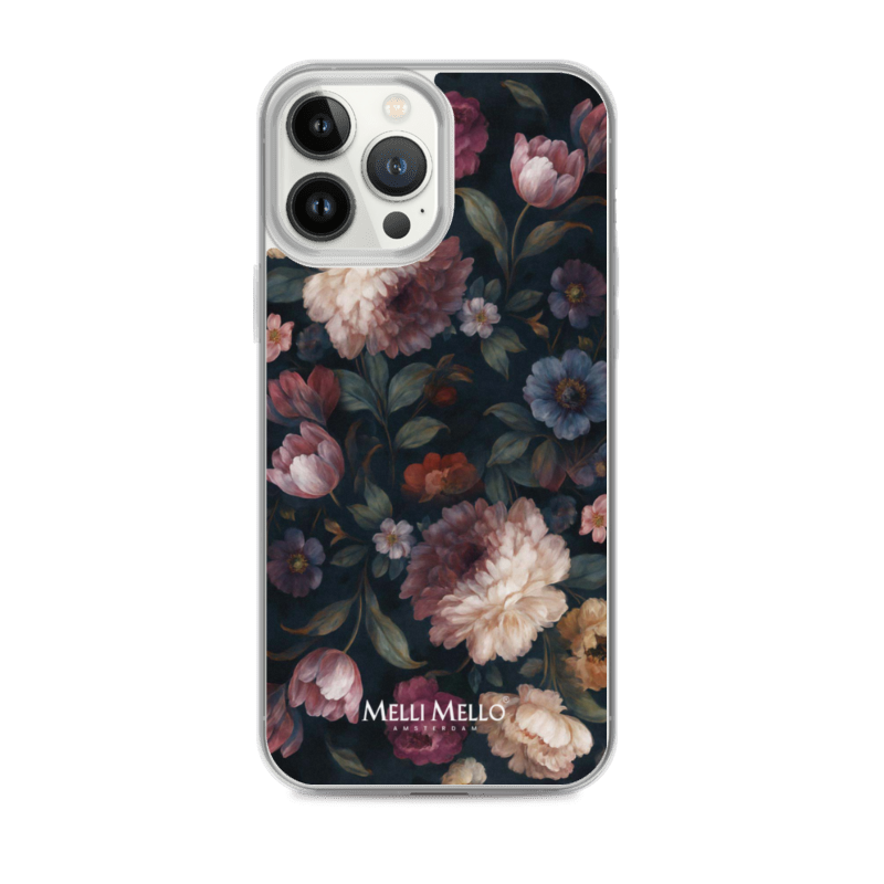 Melli Mello Telefoonhoesje Noir Bloom (Soft case)