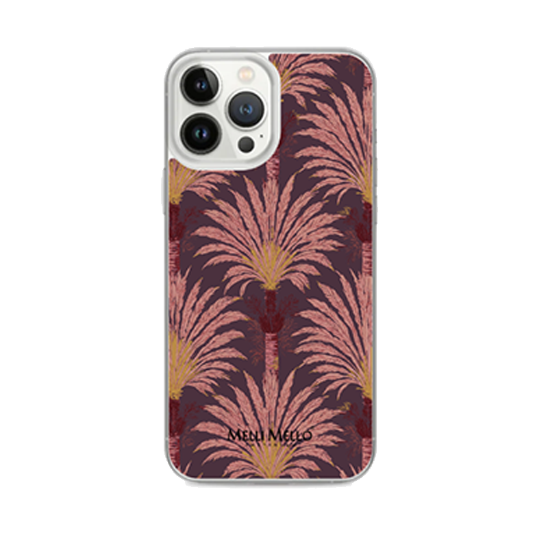 Melli Mello Telefoonhoesje Crimson Palm (Soft case)