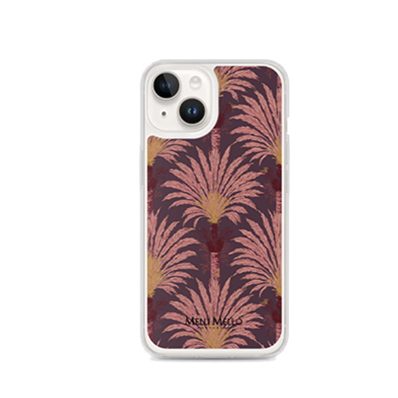 Melli Mello Telefoonhoesje Crimson Palm (Soft case)