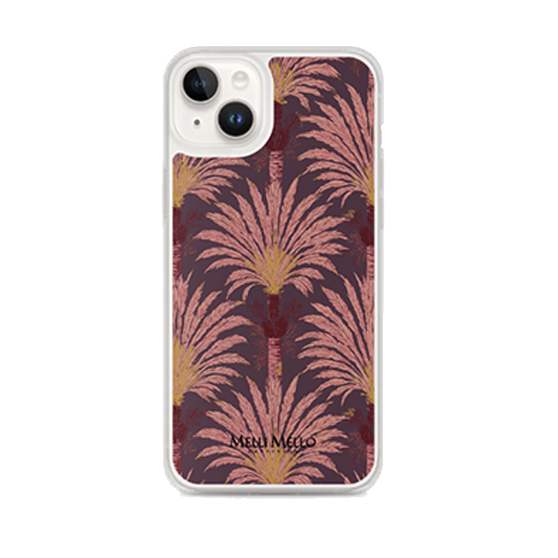 Melli Mello Telefoonhoesje Crimson Palm (Soft case)