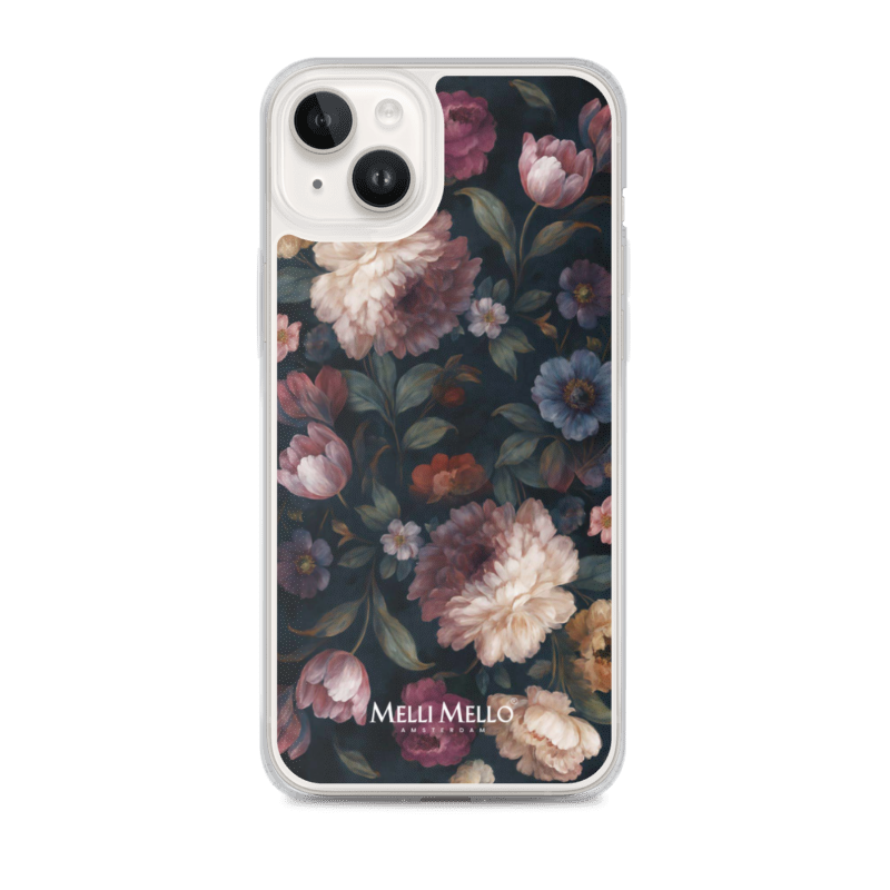 Melli Mello Telefoonhoesje Noir Bloom (Soft case)