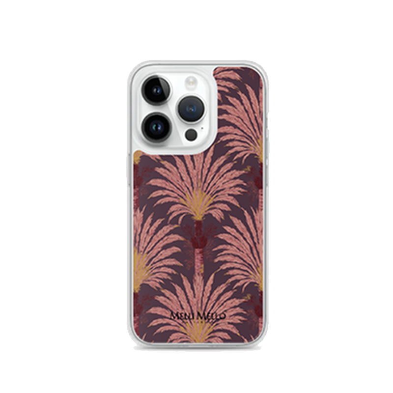 Melli Mello Telefoonhoesje Crimson Palm (Soft case)