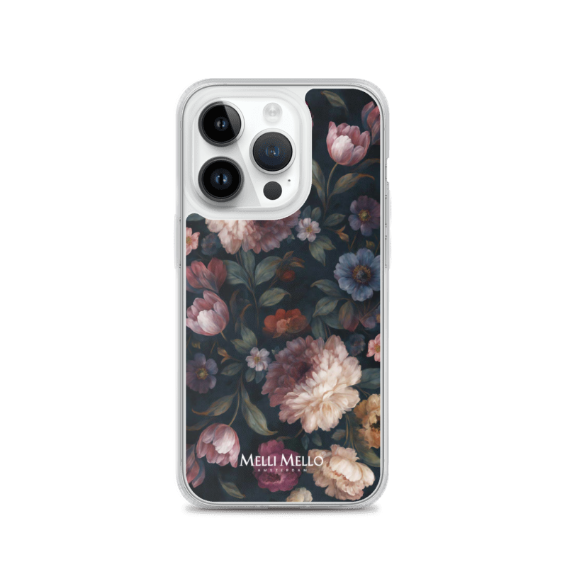 Melli Mello Telefoonhoesje Noir Bloom (Soft case)
