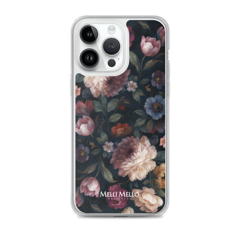 Melli Mello Telefoonhoesje Noir Bloom (Soft case)