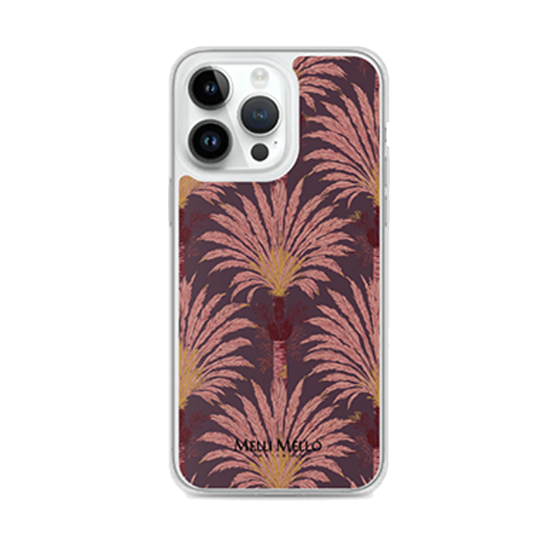 Melli Mello Telefoonhoesje Crimson Palm (Soft case)
