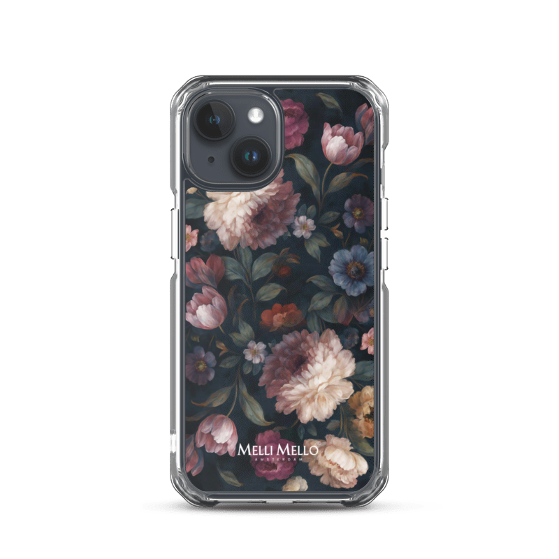 Melli Mello Telefoonhoesje Noir Bloom (Soft case)