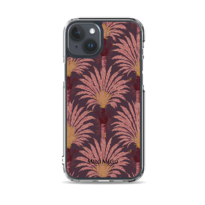 Melli Mello Telefoonhoesje Crimson Palm (Soft case)